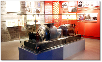 国家电网展厅西门子第一台发电机