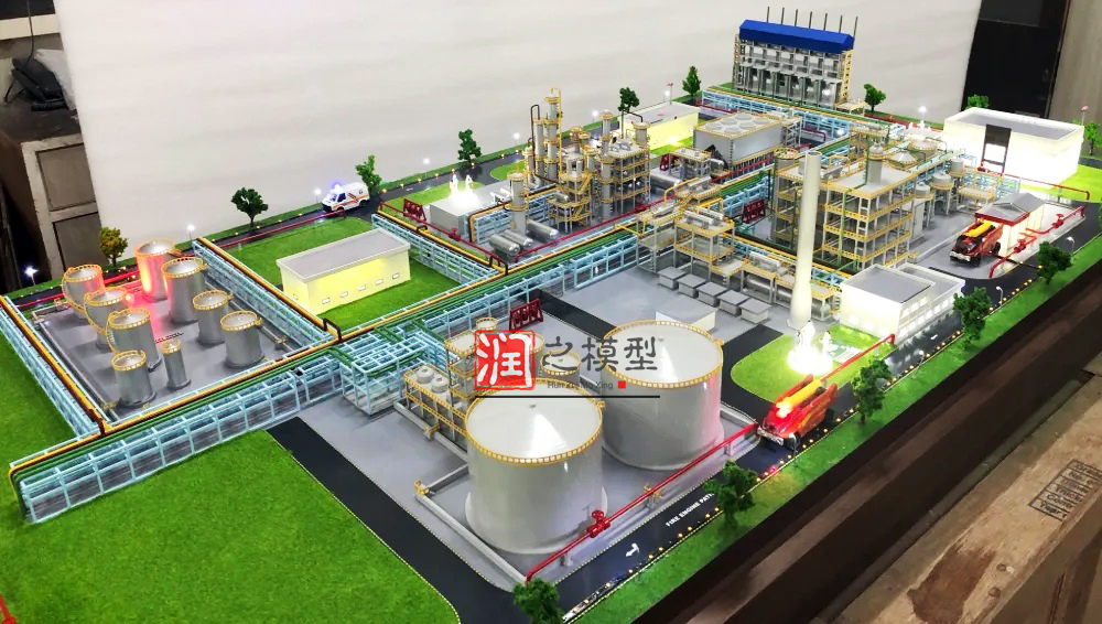 1:250炼油厂安全生产模型