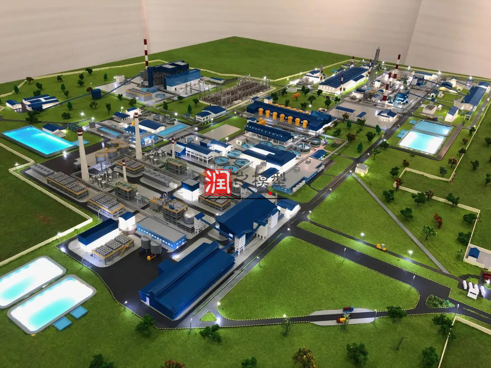 1:700铅加工厂模型